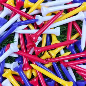 Golf Nail Plastic Tee con logotipo personalizado Ball Ladder 42/54/70/83mm Tamaños disponibles - Product Image 3