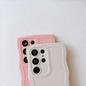 Pour Samsung S24 Ultra bonbons étui de téléphone <span class=keywords><strong>portable</strong></span> pour A54 A55 S23 S22 vague Surface mate <span class=keywords><strong>Anti</strong></span> empreinte digitale coque de téléphone - Product Image 5