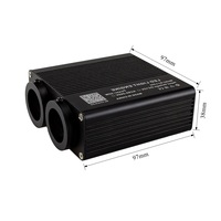 Moteur de plafond à étoiles en fibre optique à double port RGBW 32W avec contrôle par application