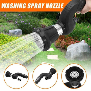 5 Modes Pressurized Water Gun <b>Sprayers</b> Hose Blaster Fireman Nozzle Lawn Garden Super <b>Powerful</b> Home Original Car Washing New - Product Image 4