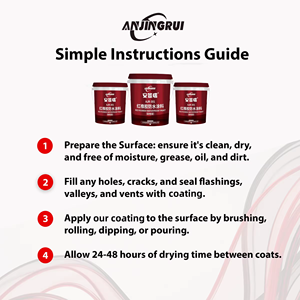 Revestimiento Acrílico <span class=keywords><strong>de</strong></span> Goma Roja Premium, Impermeable, Ultraelástico, Resistente a los Rayos UV, para <span class=keywords><strong>Techos</strong></span> Domésticos y Pintura <span class=keywords><strong>de</strong></span> Edificios Industriales - Product Image 4