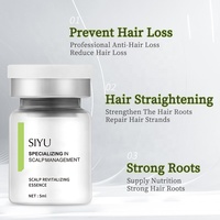 Sérum de repousse des cheveux Ampoule anti-chute de cheveux de marque privée 5ml * 10 pièces Essence d'ampoule de cheveux avec logo personnalisé