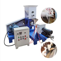 Machine automatique de fabrication de granulés d'aliments pour petits poissons flottants à vendre