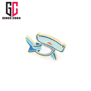 工厂定制奖章磁性胸针徽章镀金属软硬搪瓷安全非洲部队翻领别针 - Product Image 3