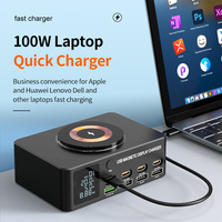 Cargador Inalámbrico de Alta Velocidad de 140w Compatible con Qc3.0 Pd para Teléfonos, Cámaras, Computadoras Portátiles y Herramientas Eléctricas