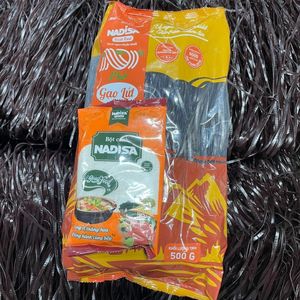 Nadisa บะหมี่อบแห้งข้าวกล้องบะหมี่กึ่งสำเร็จรูป100% ข้าวสะอาด24เดือนอายุการเก็บรักษา - Product Image 3