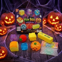 Coffret Calendrier de l'Avent Mystère 24/25 pièces : Jouets Squishy en forme de Ravioli Mignons et Anti-stress