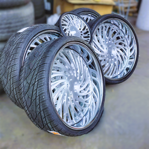 Jantes en alliage forgé à 5 trous, peintes, à grand rebord, 20-24 pouces, pour <span class=keywords><strong>Corvette</strong></span> CHEVY RUCCI, multi-rayons 6x139.7 - Product Image 3