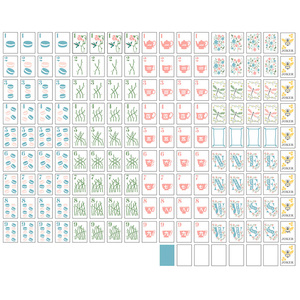 Jeu de Mahjong Américain en Acrylique, Tuiles de Mahjong Personnalisées, Jeu de Tuiles de Mahjong de Singapour, Japon, Malaisie, Coffrets Cadeaux Artisanaux - Product Image 5