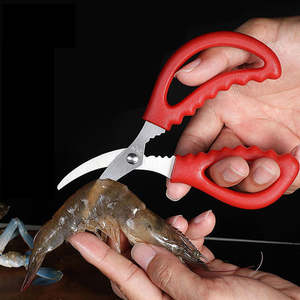 Ciseaux multifonctionnels en acier inoxydable Ciseaux de cuisine pour poissons, crevettes et homards - Product Image 3