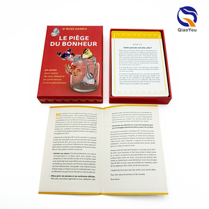 Cartes à jouer personnalisées imprimées avec un emballage en boîte <span class=keywords><strong>cadeau</strong></span>, en matériau recyclable et respectueux de l'environnement - Product Image 3