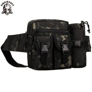 Sinairsoft LY0013 Tactical Waist <b>Bag</b> with Water Bottle Holder 600D Nylon Fo Hunting Hiking Camping - Product Image 1