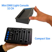 MAITE Mini Contrôleur DMX512 IP33 32 Canaux Facile à Transporter CRI60 Dimmer pour Projecteur LED Par Console d'Éclairage Scène DJ Disco Garantie 1 An