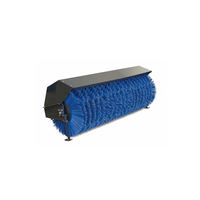 Brosse de balayage rotative pour chargeuse compacte, fixation à angle fixe pour le nettoyage des rues