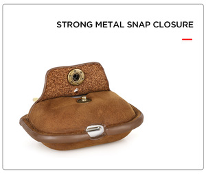 Étui <span class=keywords><strong>de</strong></span> protection en cuir Crazy Horse <span class=keywords><strong>avec</strong></span> porte-clés pour écouteurs Apple <span class=keywords><strong>AirPods</strong></span> 1 2 3 <span class=keywords><strong>AirPods</strong></span> Pro 2 sans <span class=keywords><strong>fil</strong></span> - Product Image 3