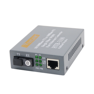 Convertidor de Medios Ópticos SC 10/100M A/B de Venta Caliente, 25KM, 1 RJ45 + 1 Transceptor de Fibra Óptica Monomodo, Convertidor de Medios Ópticos de Fibra Única - Product Image 4