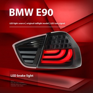 ชุดไฟท้ายรถยนต์ BMW ซีรีส์ 3 E90 รุ่น 320I ปี 05-12 แบบดัดแปลง LED พร้อมไฟเลี้ยว 12V สภาพใหม่ สีแดง รุ่น E90 320I LED - Product Image 3