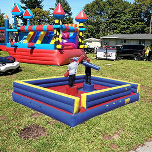Gladiateur <span class=keywords><strong>gonflable</strong></span> en PVC le plus populaire joute arène boxe équipement de gymnastique pour entreprise de location - Product Image 1