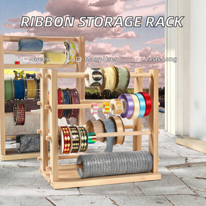 Étagère de rangement pour vêtements en bois - Quatre étages, écologique, multifonctionnelle, étagère de salon - Product Image 2