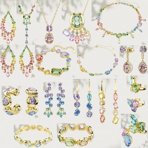 Nuova Serie Candy 2026 - <span class=keywords><strong>Set</strong></span> di Gioielli in Cristallo di Alta Gamma ed Eleganza: Collana, Bracciale, Anello e Orecchini - Product Image 1