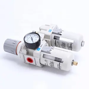 Units G1/2'' AC4010-04 Different Pressure Drain Air Combination Lubricator Air Filter Regulator Pneumatic FRL Unit