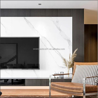 Panneau mural en PVC marbré 3D brillant, moderne, imperméable, résistant à l'humidité, écologique, insonorisant pour chambre à coucher, hôtel