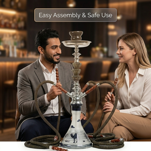 Nouvel ensemble créatif de chicha arabe à 2, 3 ou 4 tuyaux en acrylique - Product Image 3