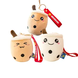 Latte Boba Plush KeyChain _ Brown 10cm, Accessories