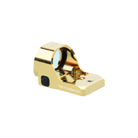 Lunette de visée holographique Vector Optics SCRD-57 Golden Finish Frenzy 1X22X26 Aut Reflex, point rouge, aluminium, étanche IPX6, pour la chasse