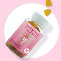 Chinaherbs Supplément d'équilibre hormonal menstruel pour femmes Vitamine pour la fertilité Équilibre hormonal de l'utérus et gommes