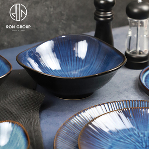 Bol de <span class=keywords><strong>service</strong></span> à salade irrégulier de 4.5/6/8 pouces Traiteur Dîner Couverts <span class=keywords><strong>Vaisselle</strong></span> en porcelaine pour Restaurant Hôtel - Product Image 2