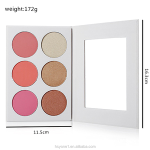 Private Label <strong>Matte</strong> <strong>Blush</strong> Palette Vegan and Waterproof Custom Logo 6 Colors for Light Skin Tone Long Lasting on Face - Product Image 3