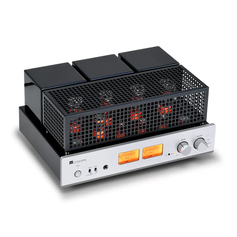 Muzishare X 7 Kt88 115V 230V 2 Kanalen Hifi Buizenversterker High-Power Audio Home Muziek Geluid Luidsprekerversterkers Speler