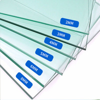 Verre trempé sans cadre de 4 mm, 6 mm, 8 mm, 10 mm, 12 mm, structure solide creuse industrielle pour hôtel, verre décoratif haute intensité