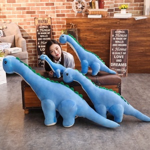 Jouets en peluche de haute qualité, animaux en peluche, dinosaures longs et mignons, jouets en peluche bleus, oreillers en peluche pour garçons - Product Image 6