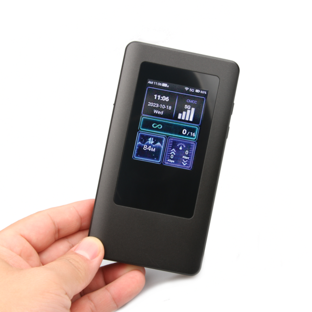 5G MiFi Mobile Pocket Modem WiFi Hotspot With Sim Card Slot High Speed LTE CAT18 Portable 11ax Wireless Router 4200mAh