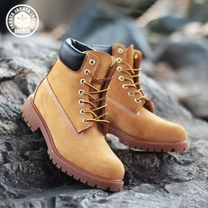 <span class=keywords><strong>Botas</strong></span> Marrones Hechas de Cuero Vacuno de Primera Calidad, <span class=keywords><strong>Botas</strong></span> <span class=keywords><strong>Martin</strong></span> Casuales para Hombre y Mujer, Diseño Antideslizante - Product Image 1