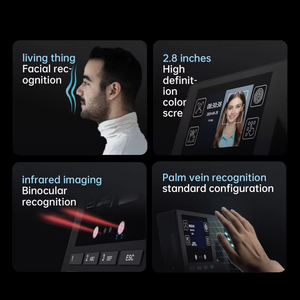 MHT-T100 tiên tiến tham dự máy mặt vân tay Palm thẻ Swipe đa ngôn ngữ cho bệnh viện bán lẻ - Product Image 6