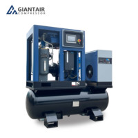 Compresseur d'air à vis GiantAir, best-seller, 1000 litres, 100/200/150/50/100 litres, à lubrification à l'huile, à prix réduit