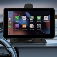 Carlink Portable 7 pouces sans fil Apple Carplay écran avec écran tactile Navigation caméra arrière Car Sky Carplay Android Auto