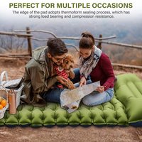 Lit de camp gonflable portable et pliable moderne pour adulte, matelas léger d'extérieur, vente en gros directe usine