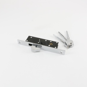 Cerradura <span class=keywords><strong>de</strong></span> Puerta Corredera <span class=keywords><strong>de</strong></span> Embutir 1864, Cerradura <span class=keywords><strong>de</strong></span> Perfil Mico para Puerta Corredera con Marco <span class=keywords><strong>de</strong></span> Aluminio con Llaves Cruzadas para el <span class=keywords><strong>Mercado</strong></span> Indio y Tailandés - Product Image 2