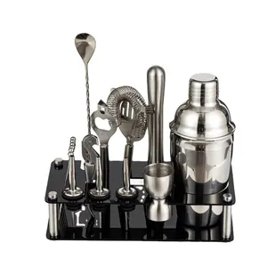 MCSS OEM Fornecedor Dourado Cocktail Shaker Set Acessórios Vinho Bar Ferramentas Boston Shaker / Bar Shaker / Cocktail Mixer