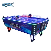 Máquina de juego eléctrica para niños y adultos, juguete de mesa de Hockey de aire de estrella de lujo de 7 pies y 8 pies, económica, operada por monedas grandes