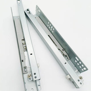 Guías de cajón de acero inoxidable 3D, Canal ajustable, cierre suave, bajo montaje, resistente, extensión completa, Riel de Metal, Tobogán de cajón - Product Image 6