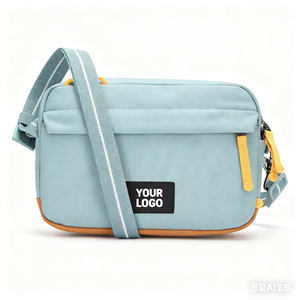 Bolso de pecho deportivo de moda, portátil, plegable, reutilizable, de nailon de lujo, impermeable, con cierre de cremallera, estilo media luna/bolígrafo/<span class=keywords><strong>banana</strong></span> - Product Image 1