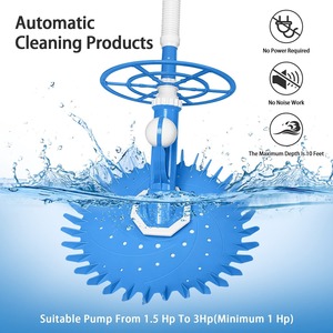 Automatic <strong>Pool</strong> <strong>Vacuum</strong> Above Ground In-ground <strong>Pool</strong> Powerful Suction <strong>Pool</strong> Sweeper with Quiet Cleaning Side Climb - Product Image 2