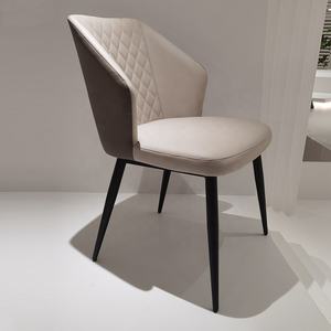 Khuyến mãi Ghế Nhật Bản cho phòng ăn Ghế ăn nhung xanh có tay vịn lưng thấp phong cách châu Âu - Product Image 2