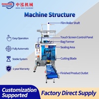 Machine d'emballage pour liquides (jus, café, enzymes), gelée, shampoing et gel, avec fonctions de remplissage et de scellage