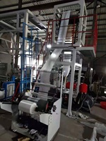 Fourniture directe d'usine de bonne qualité à faible coût mini HDPE LDPE LLDPE machine de soufflage de film de polyéthylène plastique paillage agricole